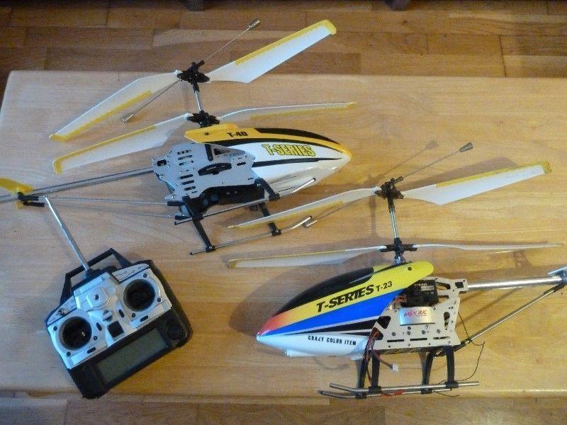 Helicopters MJX R/C T-23 series and T-40 series