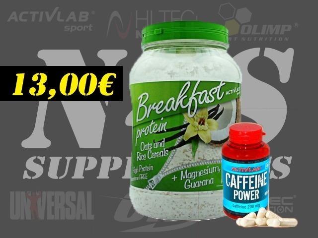 Activlab Protein Breakfast 1kg + Caffeine Power 60 caps