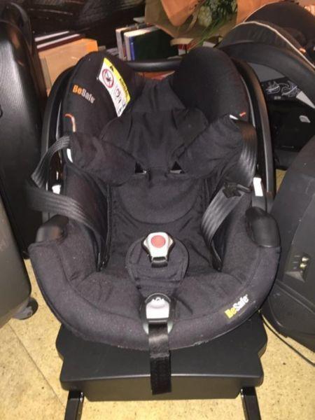 BeSafe iZi Go Rearward-Facing. 0+Group. Isofix. Two Baby seats for sale, individually or buy two!