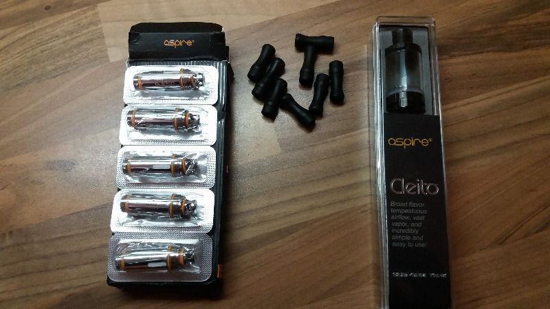 Aspire Cleito Tank + 6 Replacement Coils