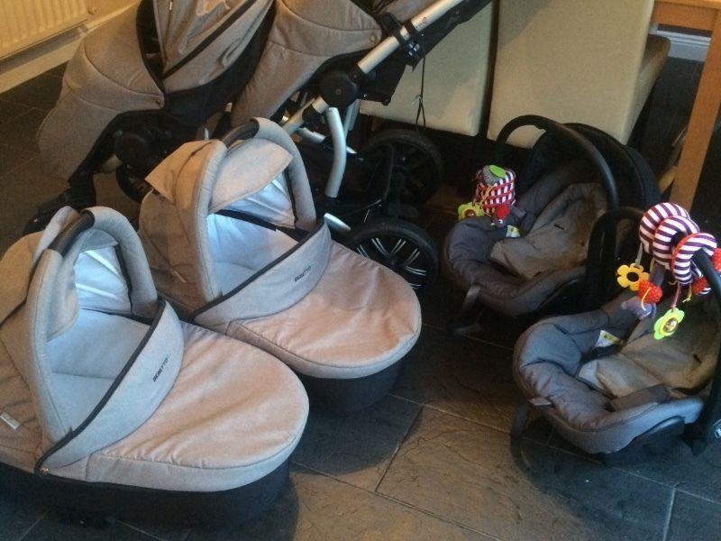 Twin travel system