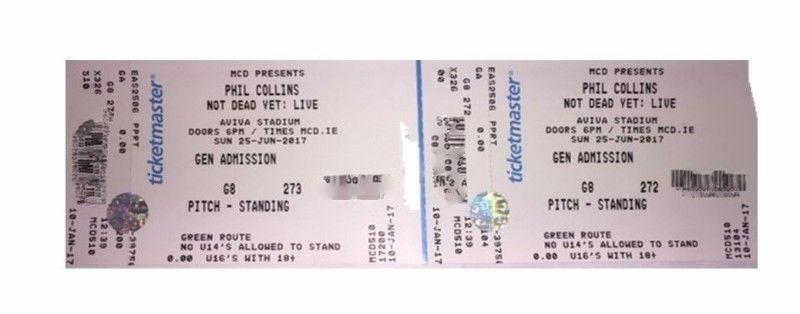 Phil Collins tickets