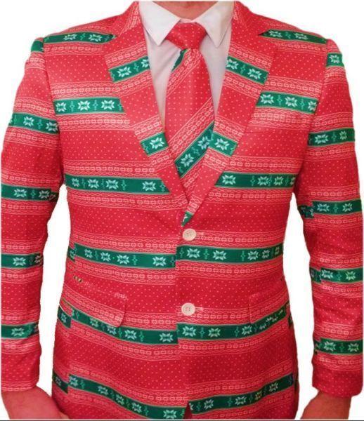 The Red and Green Mayo Suit - For the men from the West (multiple sizes available)