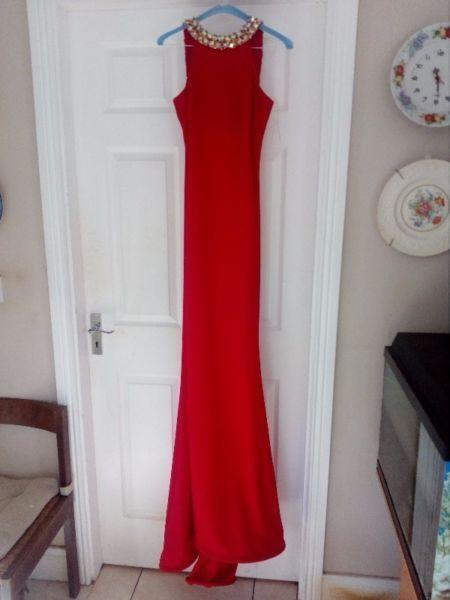 Pia Michi Red Dress Code 1220 Size 10