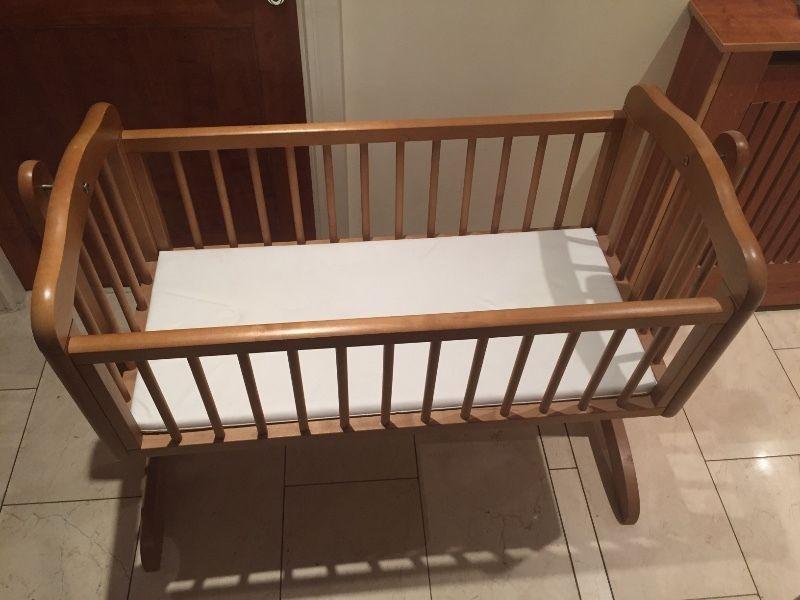 Babies first cradle cot