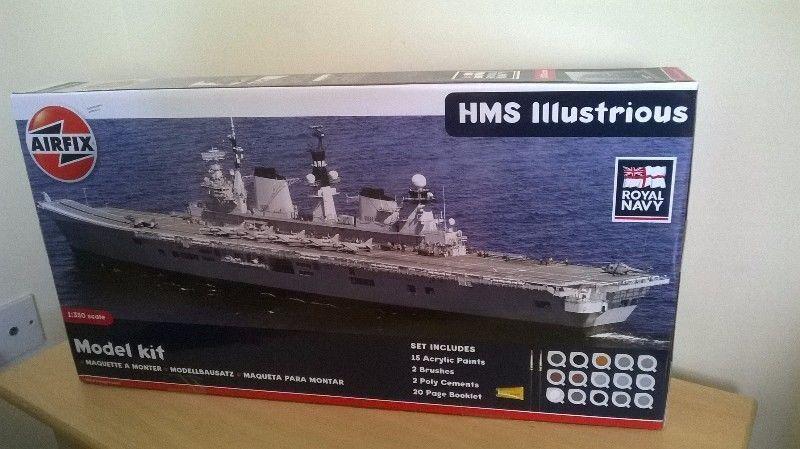 Airfix Model kit HMS Illustrious