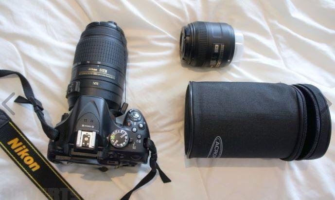 Nikon D5200 camera and 2 lens for sale (+ more)