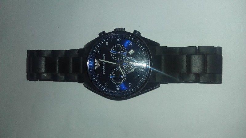 Armani Black Watch