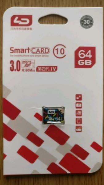 Micro SDXC 64GB memory card
