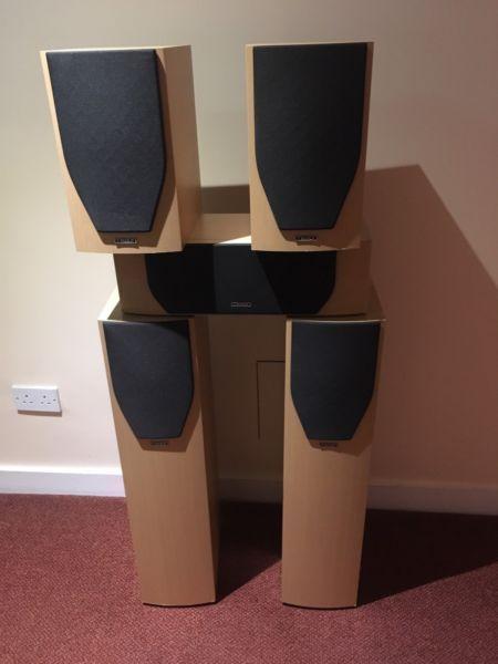 Mission Home Cinema Complete set of 5 speakers peakers - Lovely sound