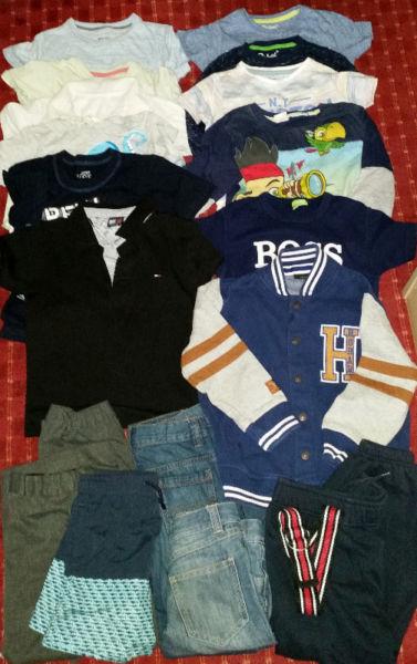 19 item Bundle for boy 5-6 years: jeans, tops, shorts. BARGAIN