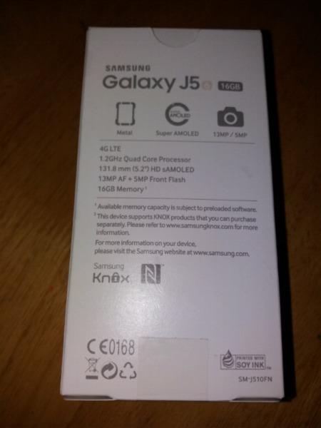 Samsung galaxy j5 6