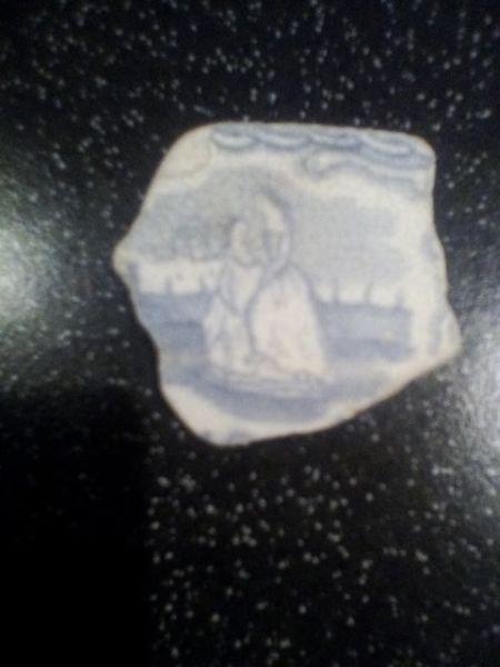 Old piece of pottery