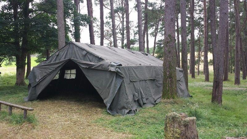 Large Army Style Tent for Rental