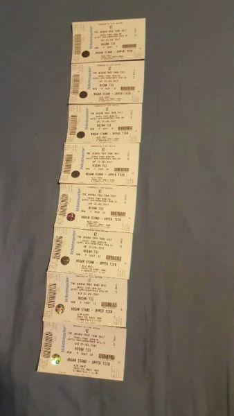 RARE 8 SEATED TICKETS IN A ROW! JOSHUA TREE TOUR Croke Park 22/06/2017