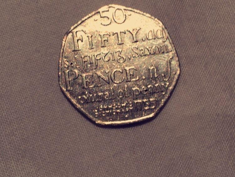 Rare 50 Pence coins