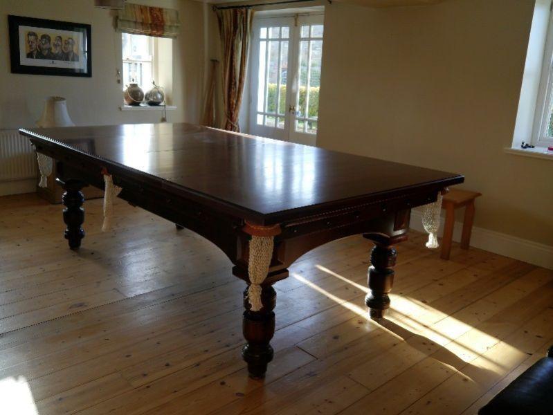 Antique 3/4 Snooker Dining Table for sale