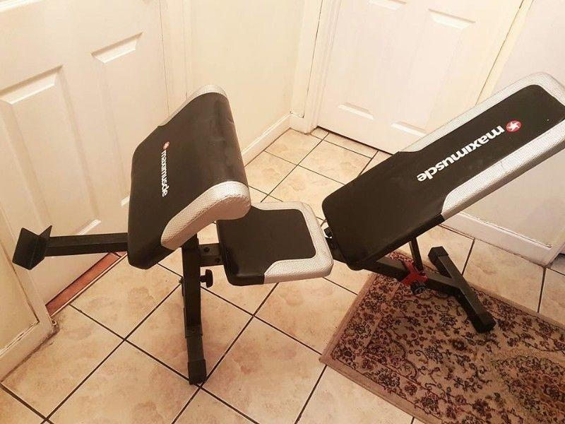 FREE ATTACHMENT- Gym Bench. Workout Bench. Gym equipment
