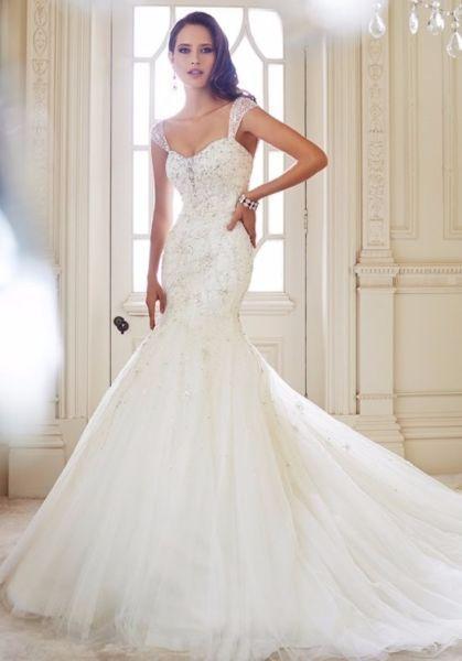 Sophia Tolli Wedding Dress- Size 10-14- Like New!!