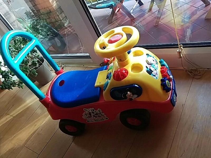 Mickey Mouse Push Car Toy for sell perfect condition!!!