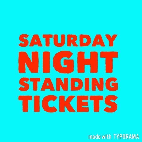 Kings of Leon - Saturday night standing tickets