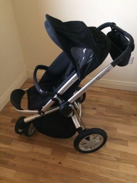 Quinny Buzz Stroller, Carry Cot & Extras