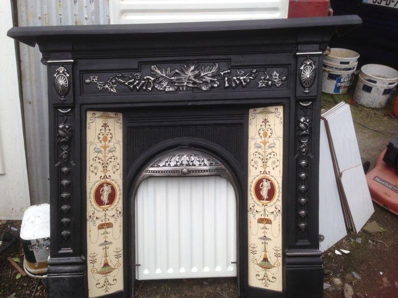 Fireplace cast iron