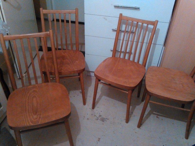 Retro Dining Table & 4 Chairs