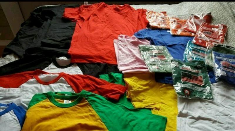 42 fruit of the loom t shirts
