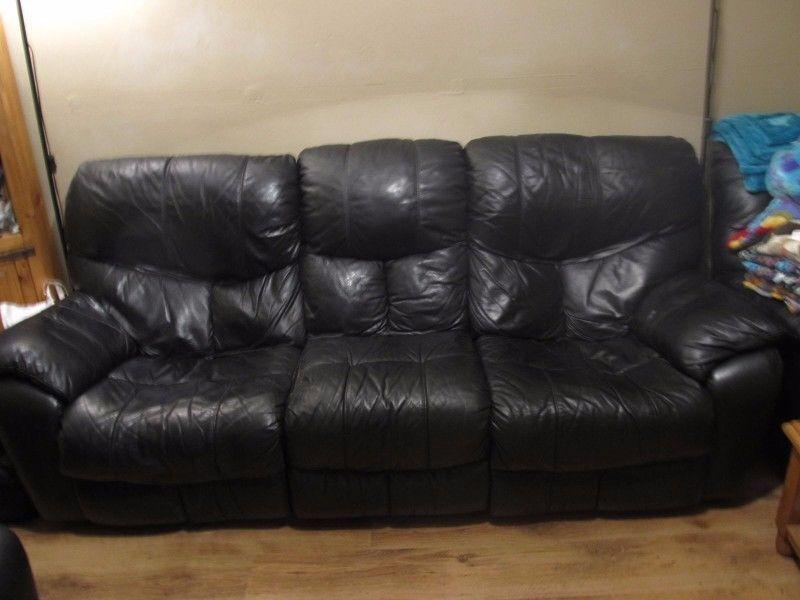 3 Seater Leather Sofa