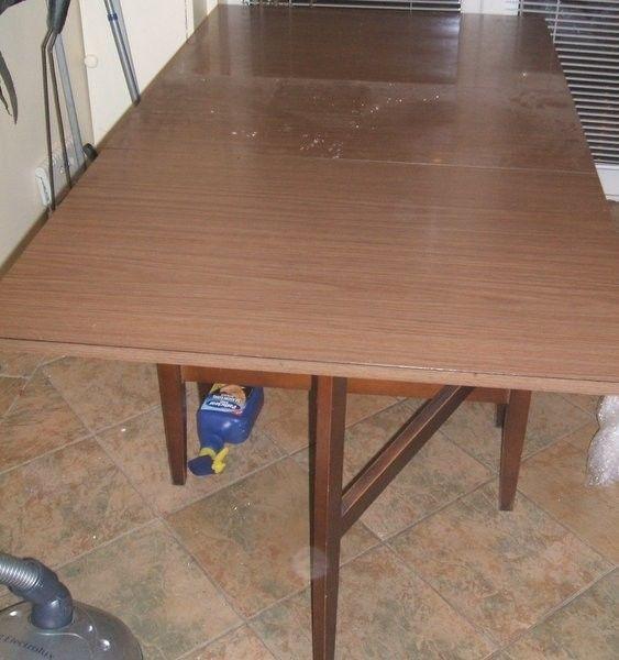 Brown Formica Table