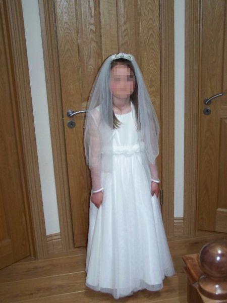 Exclusive Marian Gale Ivory Communion Dress