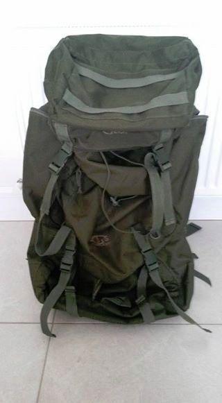 Large army-style rucksack