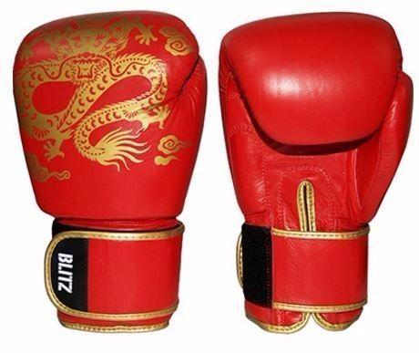 Warrior Muay Thai Leather Boxing Gloves
