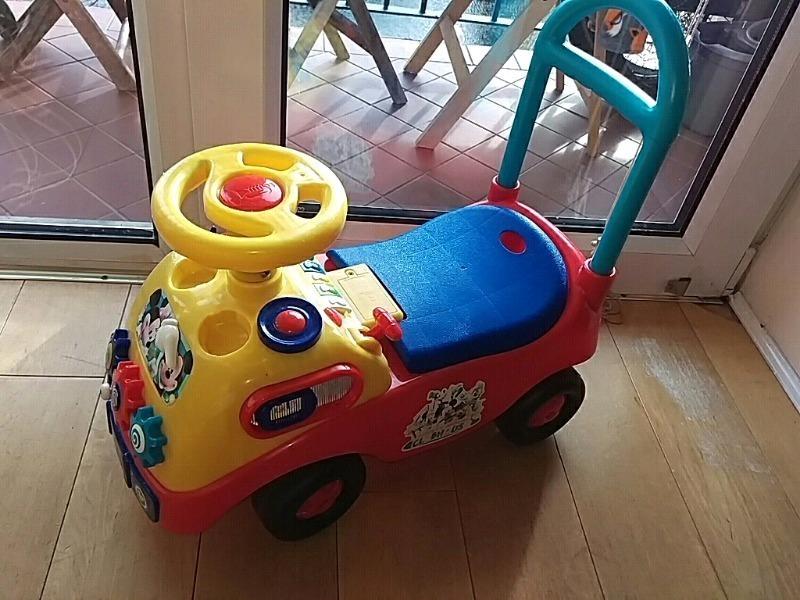 Mickey Mouse push car Toy for sell in excellent condition!!!