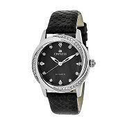 Empress Women's Ayala Automatic Leather Strap Watch