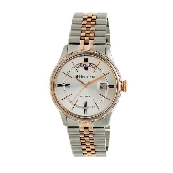 Heritor Automatic Vernon Stainless Steel Bracelet Watch