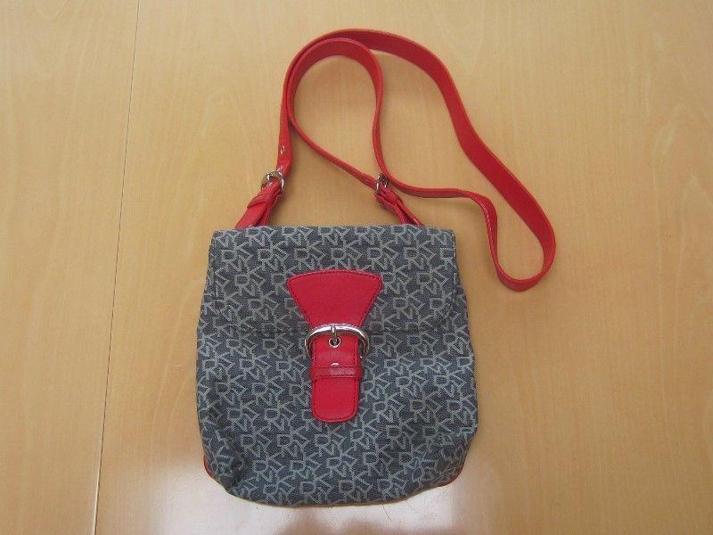 DKNY Red / Navy Handbag