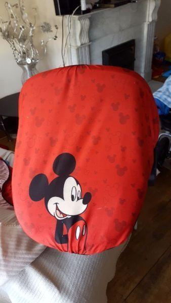 mickey mouse car seat