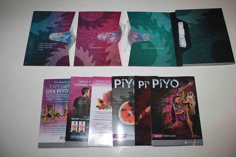 Piyo Complete Fitness Workout DVD set and planners