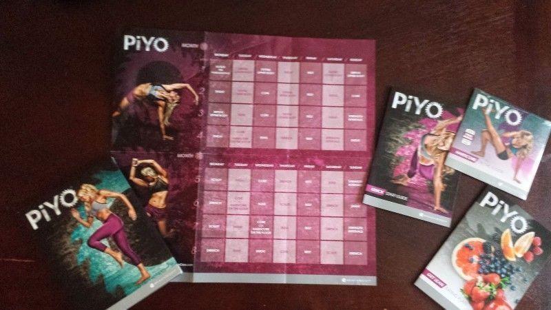 Piyo Complete Fitness Workout DVD set and planners