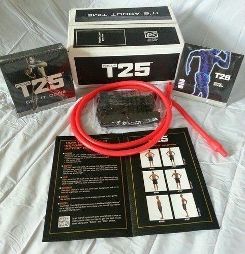 T25 Fitness Boxset Workout dvds and plans etc NEW