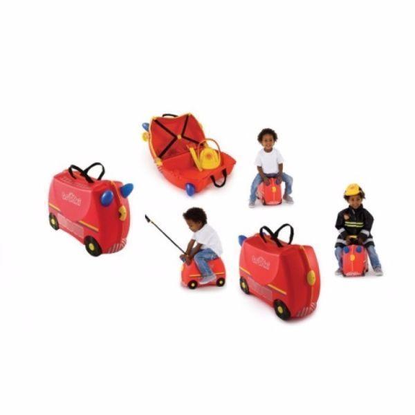 Trunkie ride-on suitcase fire truck