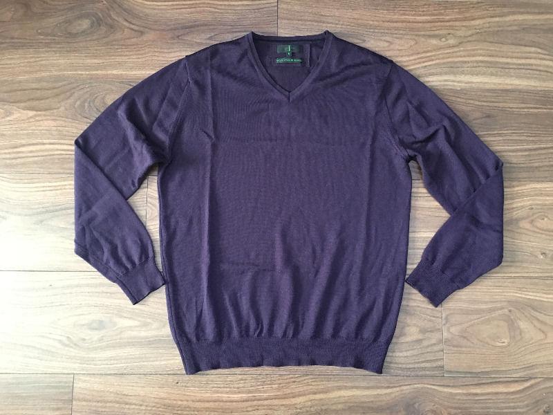 Jasper Conran Pure Merino Wool Jumper Mens Medium