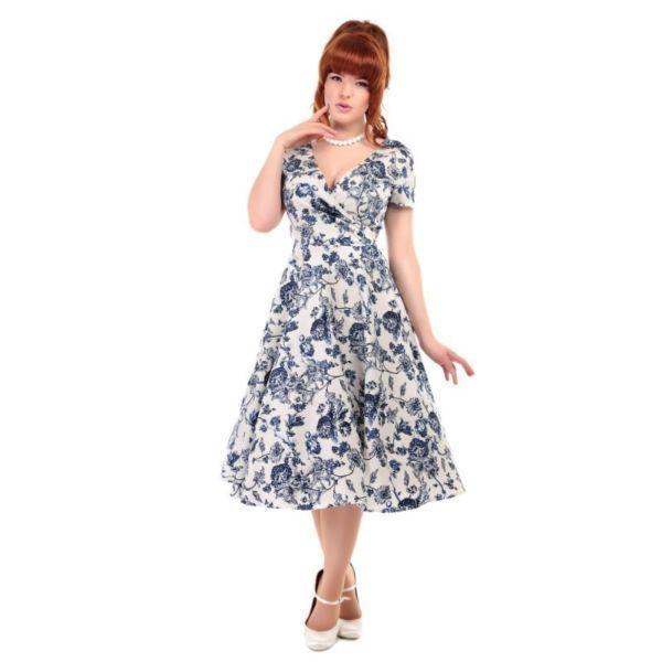 Gorgeous 50s floral summer dress