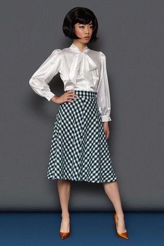 Lovely woollen midi skirt - SIZE 12