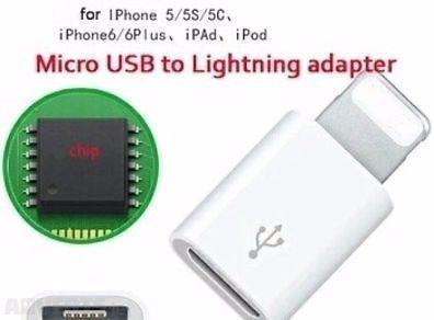 Micro usb to lightening iphone/ipad