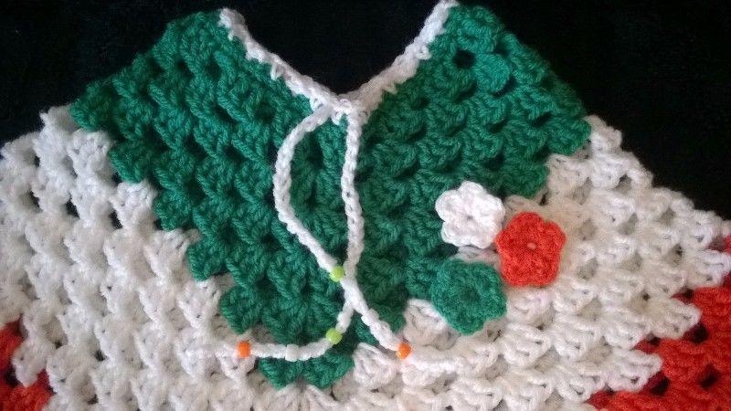 Crochet poncho for girl