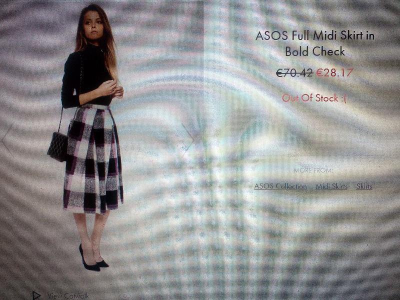 Gorgeous ASOS full midi skirt - UK 8