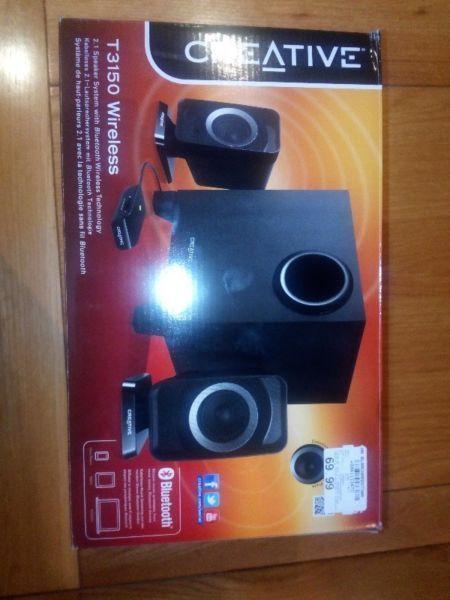 Brand new speaker system with wireless technology